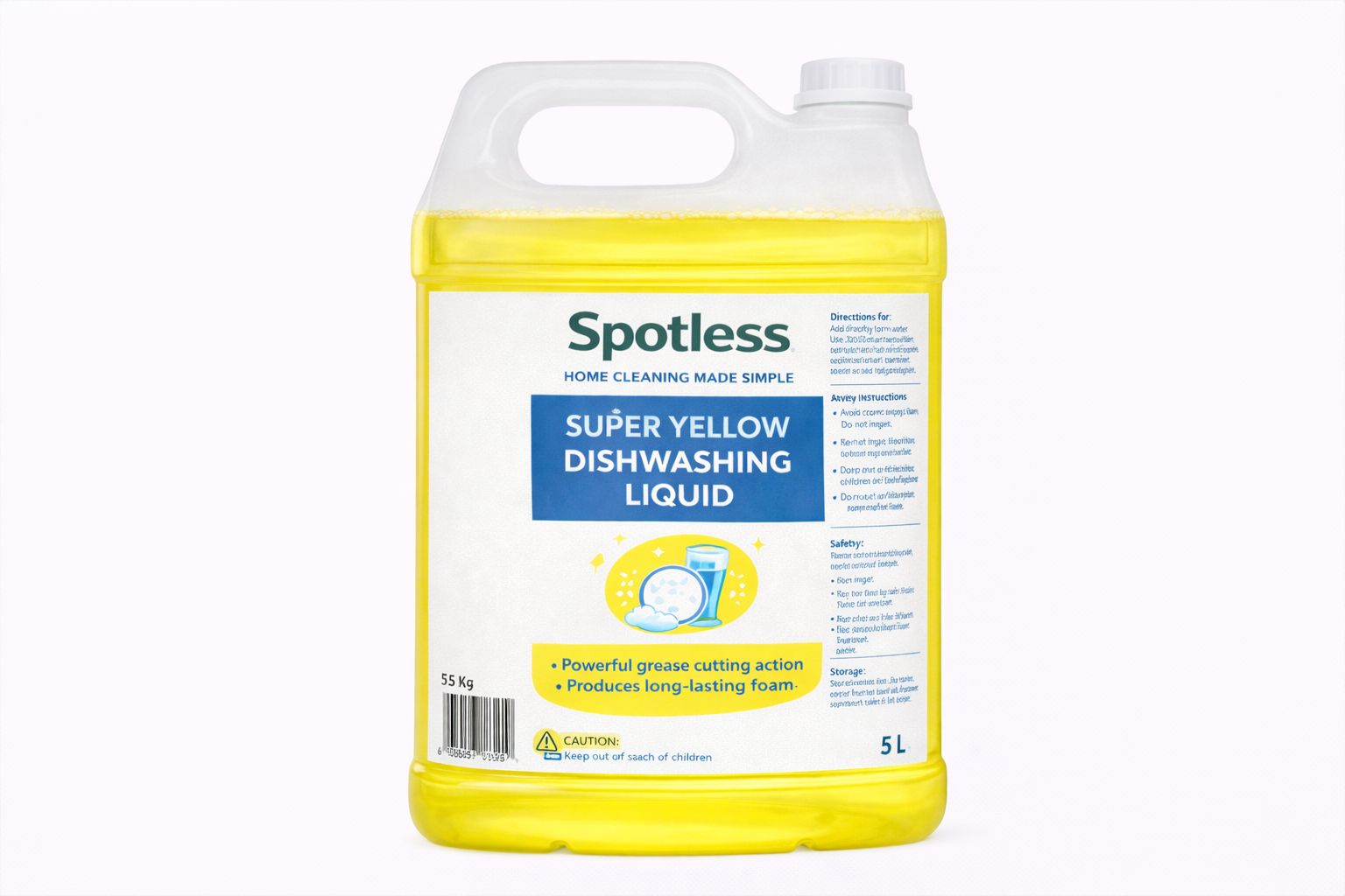 5L Super Yellow Diswashing Liquid