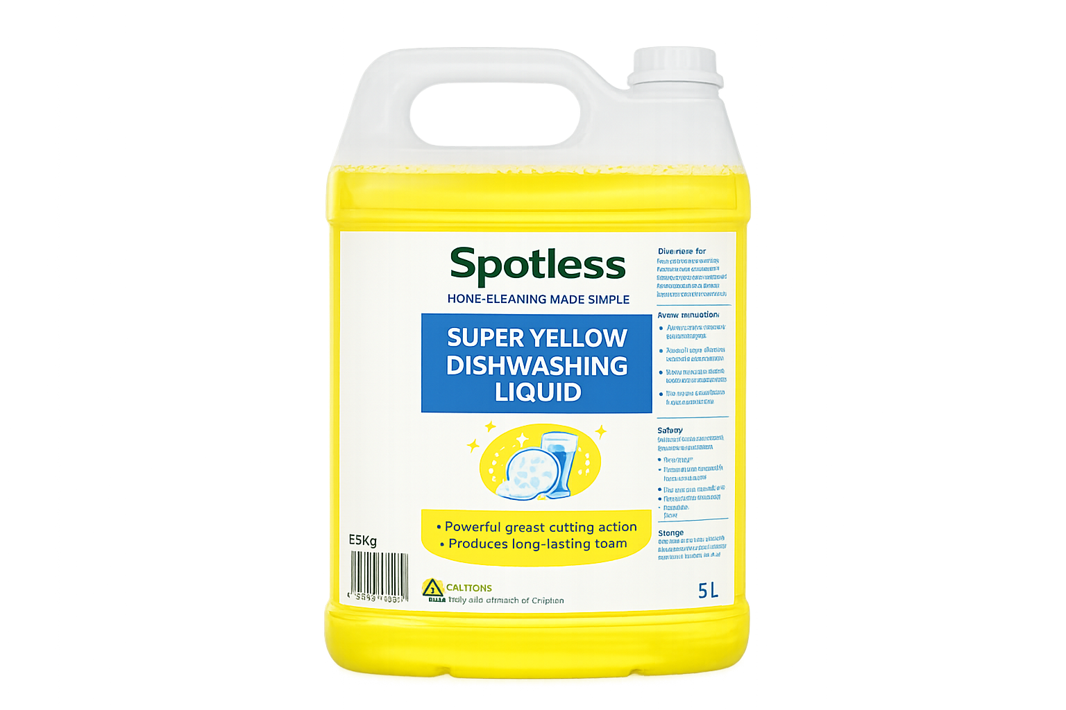 5L Super Yellow Diswashing Liquid