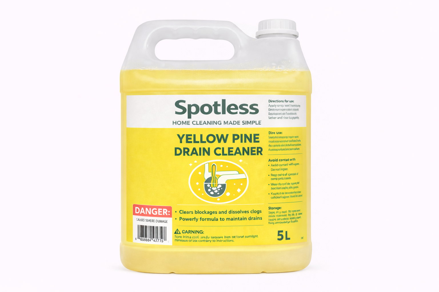 5L Yellow Drain Cleaner